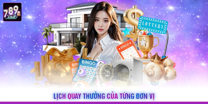 Lịch quay thưởng của từng đơn vị